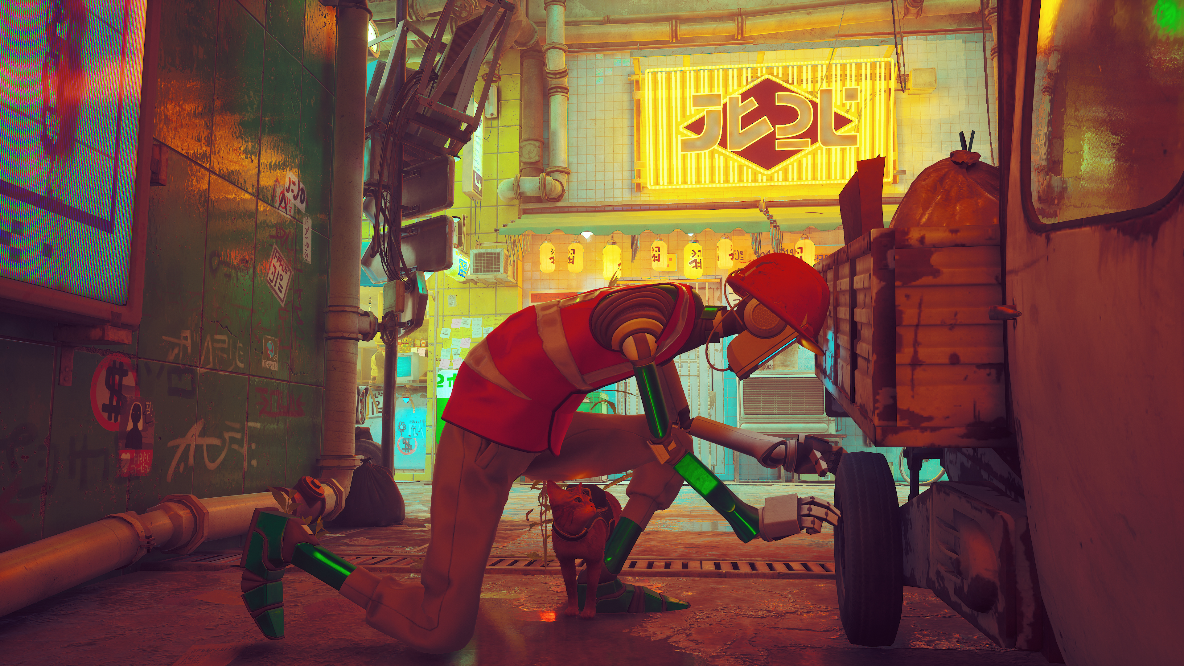 Stray' review: A cute and contained cyberpunk adventure game